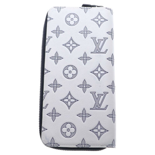 Louis Vuitton Monogram Shadow Zippy Wallet Vertical Long Wallet Long Wallet