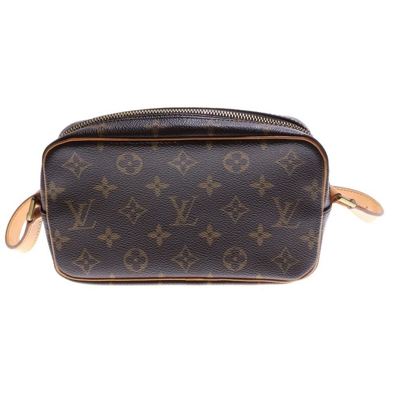 Louis Vuitton Monogram Pochette Cité Brown PVC Shoulder Bag M51183