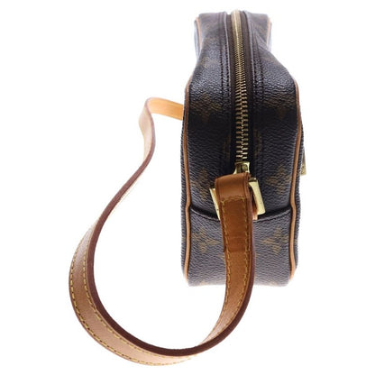 Louis Vuitton Monogram Pochette Cité Brown PVC Shoulder Bag M51183