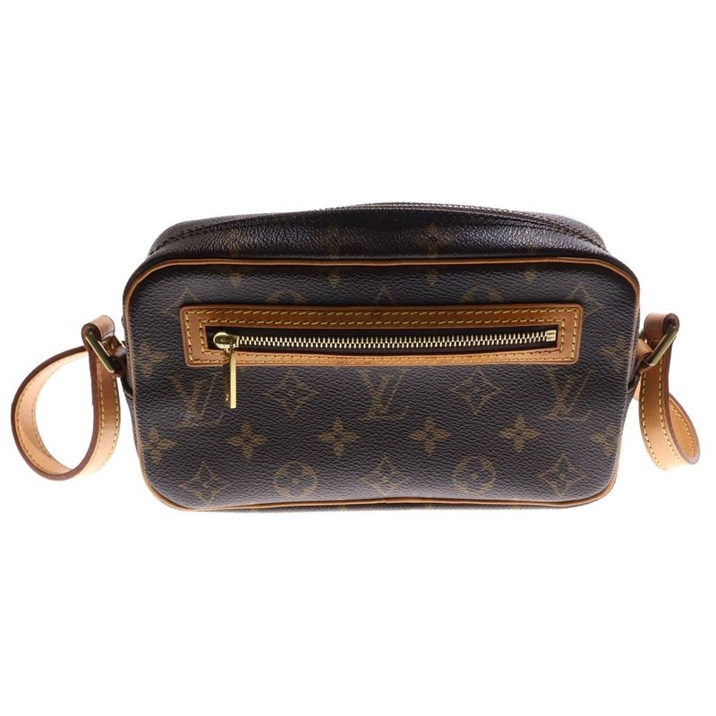 Louis Vuitton Monogram Pochette Cité Brown PVC Shoulder Bag M51183