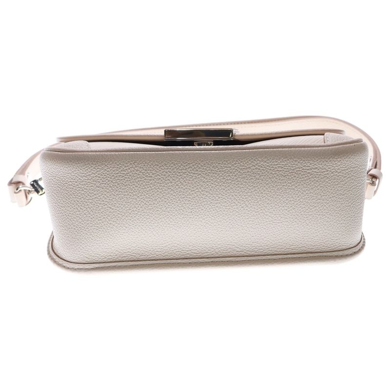 Louis Vuitton Epi Buci NM One Shoulder Bag Handbag Beige Leather M59457 Silver
