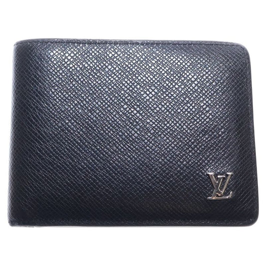 Louis Vuitton Taiga Portefeuille Multiple Compact Wallet Fold Wallet Card Case