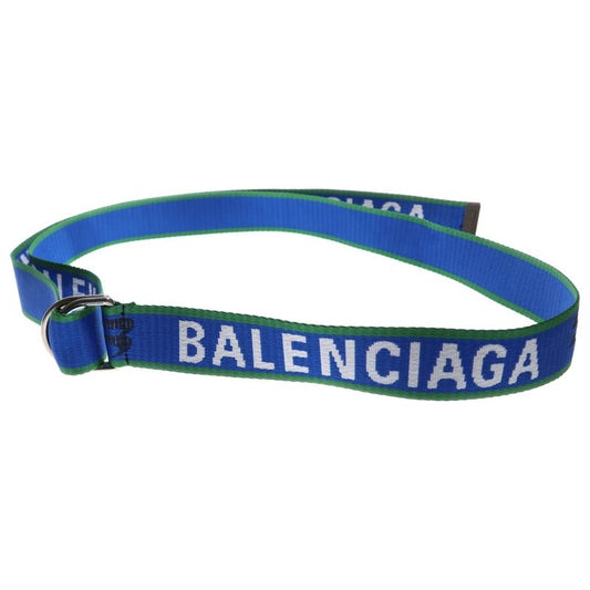 Balenciaga Gacha Belt Blue And Green Silver Hardware