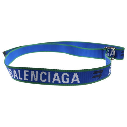 Balenciaga Gacha Belt Blue And Green Silver Hardware