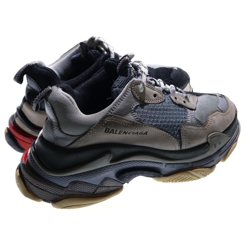 Balenciaga Triple S Triple S Bicolor Low Cut Sneakers 533891 Gray/black