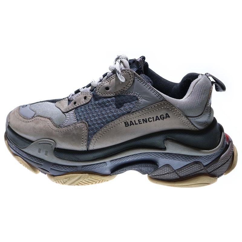 Balenciaga Triple S Triple S Bicolor Low Cut Sneakers 533891 Gray/black