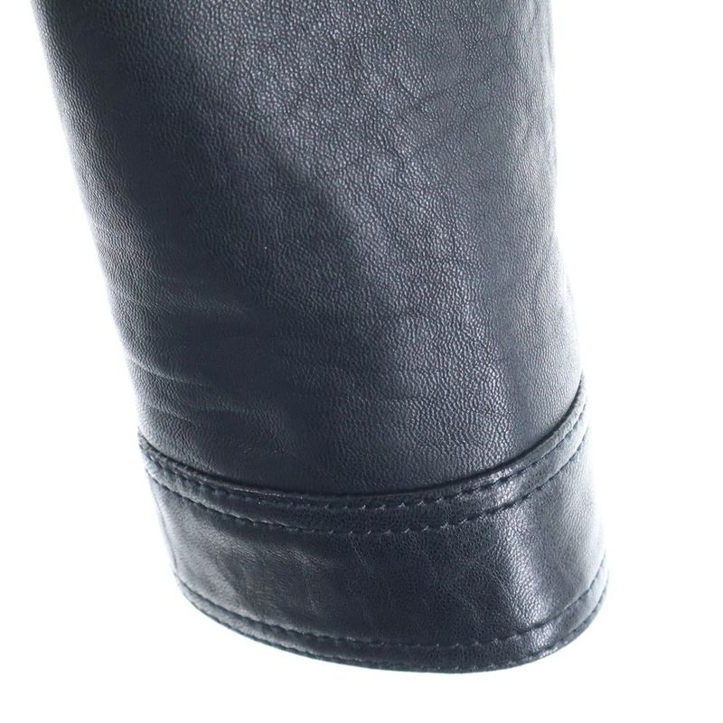 Gucci Lamb Leather Single Rider Black 264857-xn571 Women