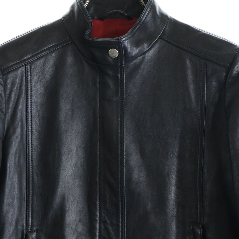 Gucci Lamb Leather Single Rider Black 264857-xn571 Women