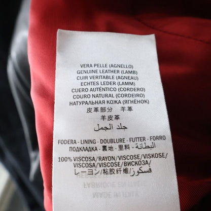 Gucci Lamb Leather Single Rider Black 264857-xn571 Women