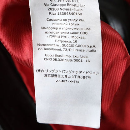 Gucci Lamb Leather Single Rider Black 264857-xn571 Women