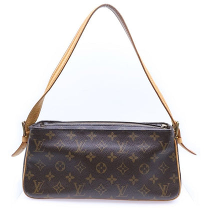 Louis Vuitton Monogram Viva Cité MM Handbag One Shoulder Bag Brown Leather X