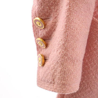 Chanel 96C Cruise Collection Coco Mark Button Wool Tweed Double Breasted