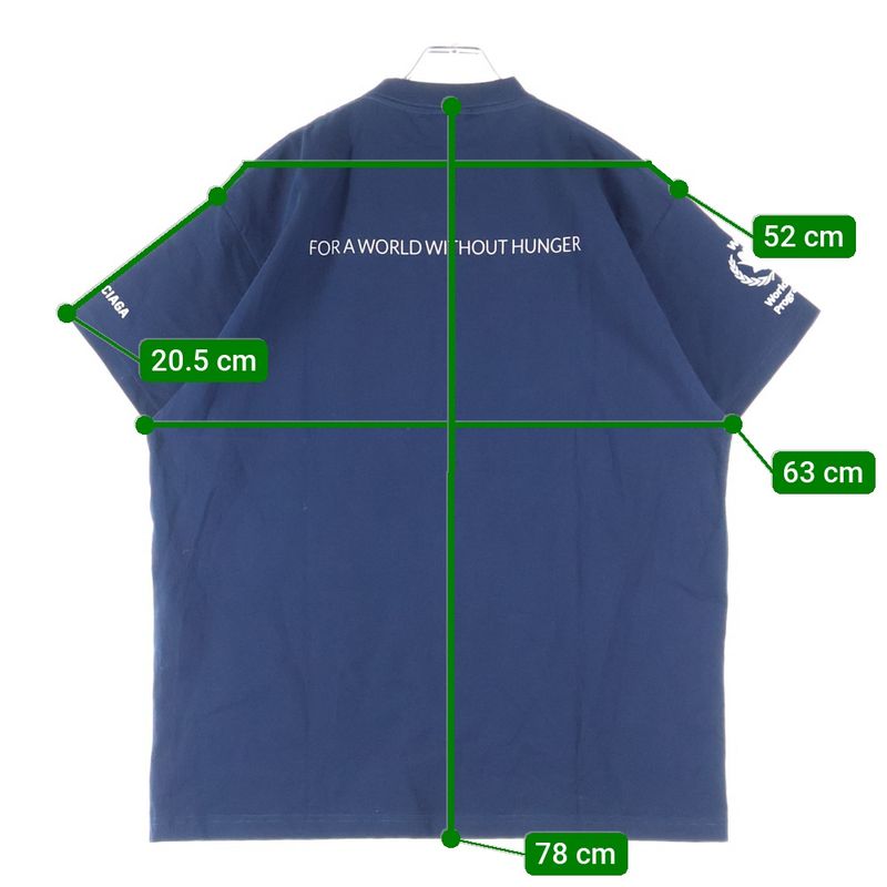 Balenciaga World Food Programme World Food Programme Logo Print Crew Neck Short