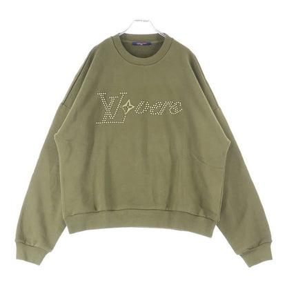 Louis Vuitton 24SS Cotton Signature Studded Embroidered Logo Crew Neck Pullover