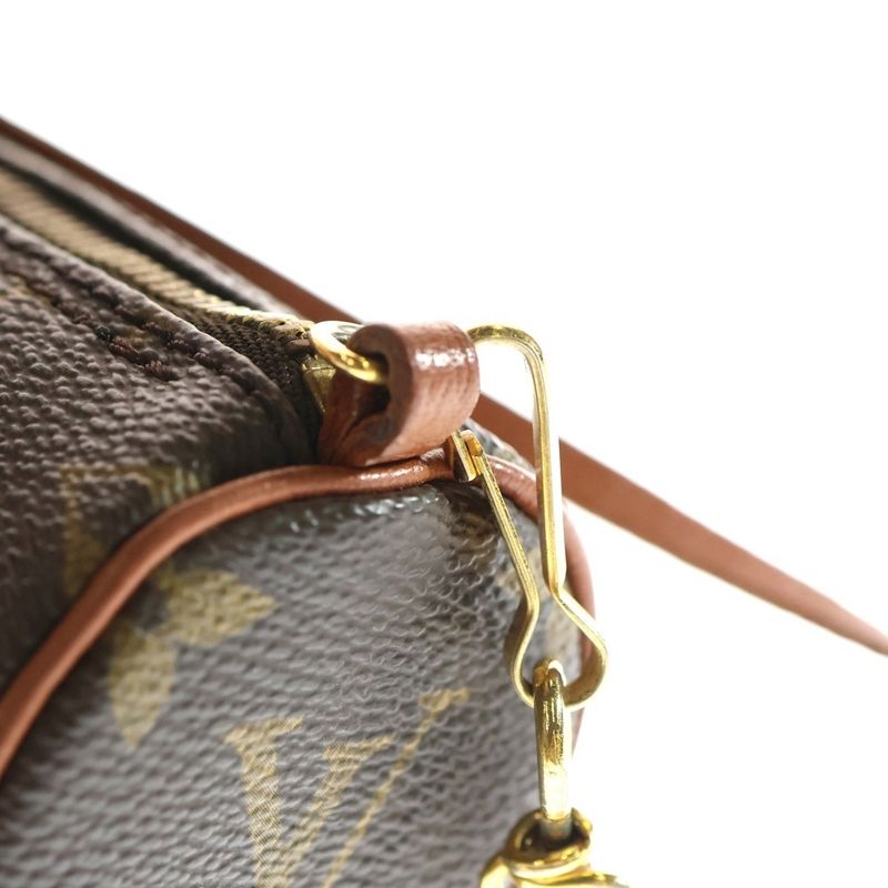 Louis Vuitton Monogram With Papillon Old Shape Pouch Case Mini Bag Brown