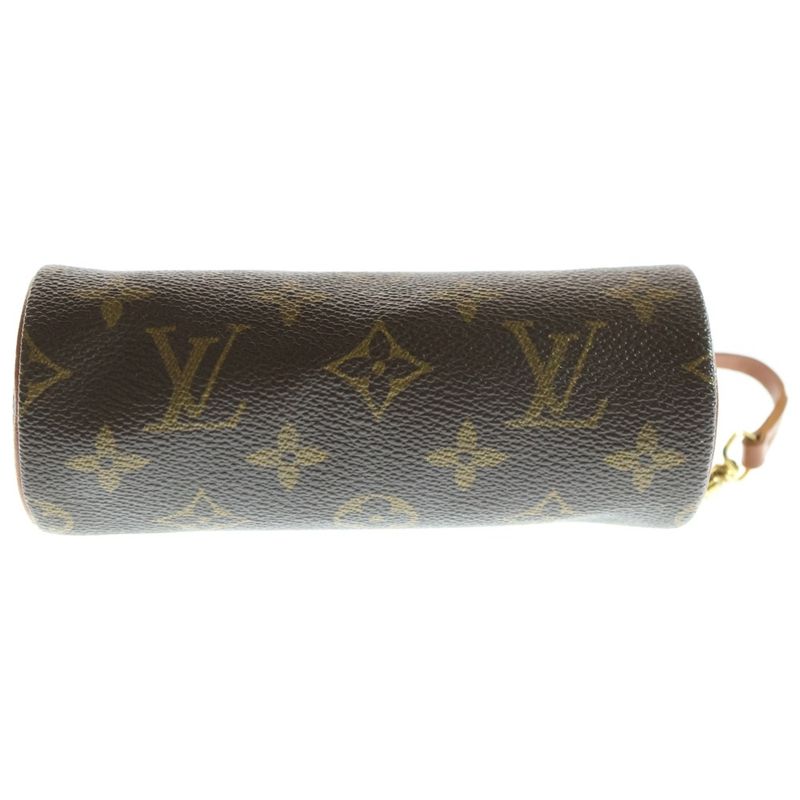 Louis Vuitton Monogram With Papillon Old Shape Pouch Case Mini Bag Brown