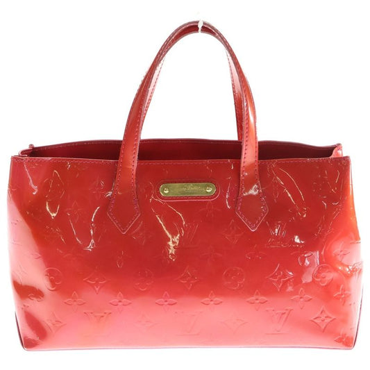 Louis Vuitton Vernis Wilshire PM Rouge Grenadier Handbag Mini Tote Patent Red