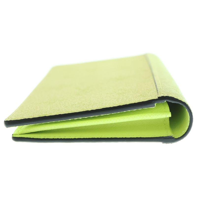 Louis Vuitton Monogram Portefeuille Brazza Taiga Llama Lemon Yellow PVC M14131