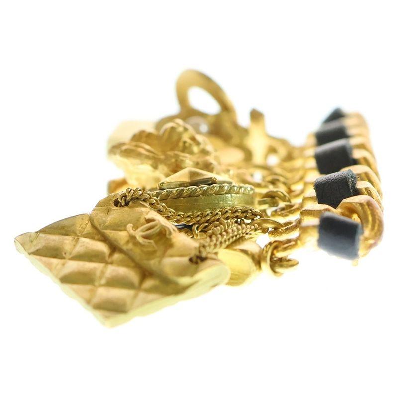 Chanel Coco Mark / Matelasse / Fragrance / Clover / Heel Icon Brooch With 8