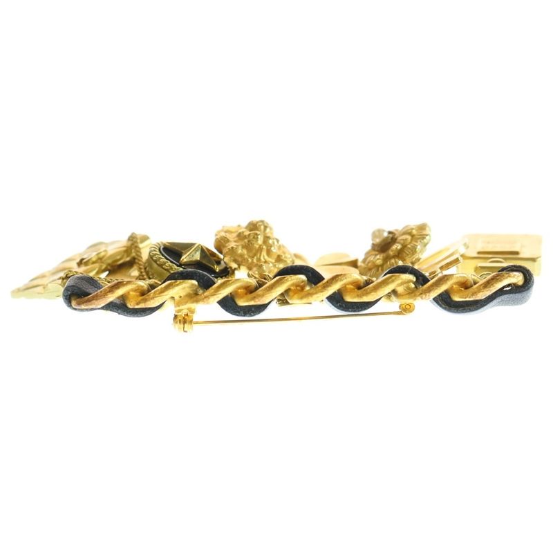 Chanel Coco Mark / Matelasse / Fragrance / Clover / Heel Icon Brooch With 8