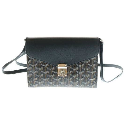 Goyard Sheeple Pouch Wallet Shoulder Bag Black