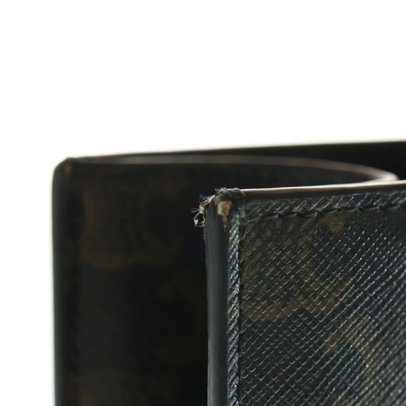 Celine Triomphe Medium Vertical Cabas 2WAY Bag Tote Handbag Shoulder Bag Black