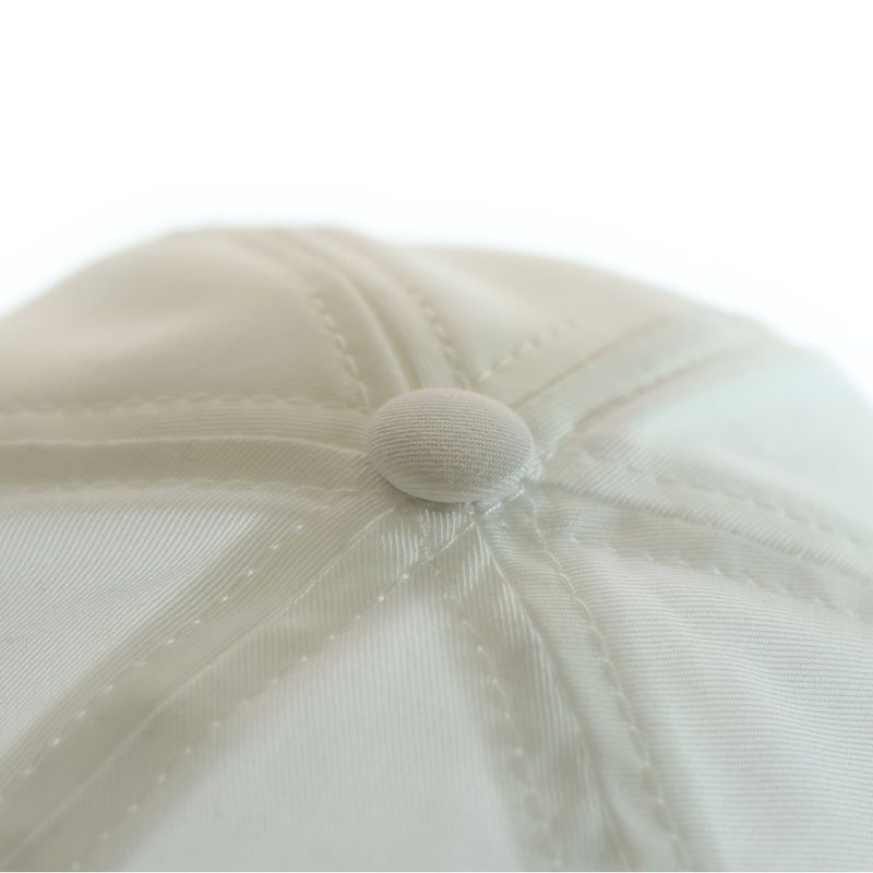 Celine Triomphe Logo Embroidery Baseball Cap White S C366483