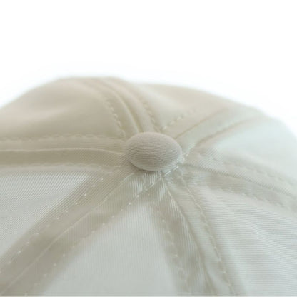 Celine Triomphe Logo Embroidery Baseball Cap White S C366483