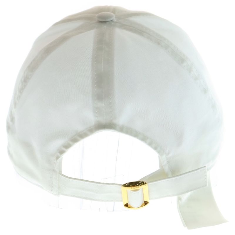 Celine Triomphe Logo Embroidery Baseball Cap White S C366483