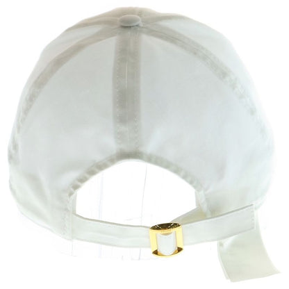 Celine Triomphe Logo Embroidery Baseball Cap White S C366483