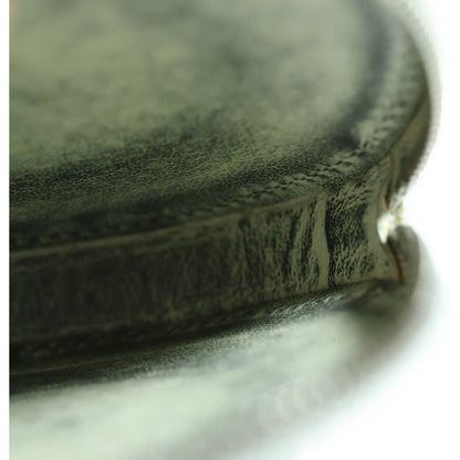 Celine Triomphe Coin Case Wallet Silver