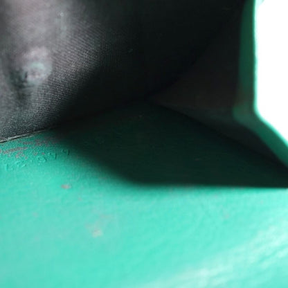 Balenciaga MINI Portefeuille Papier Portfolio Paper Mini Compact Wallet Green