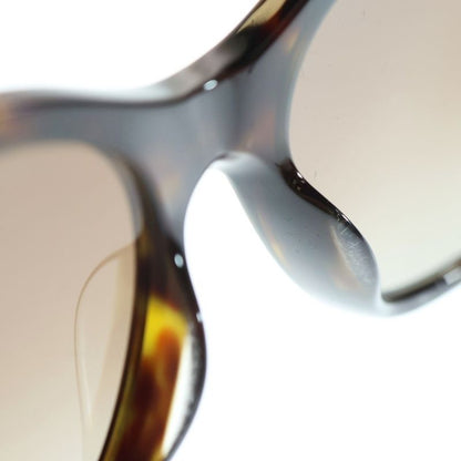 Chanel Coco Mark Pearl Temple Square Frame Colored Lens Sunglasses Eyewear