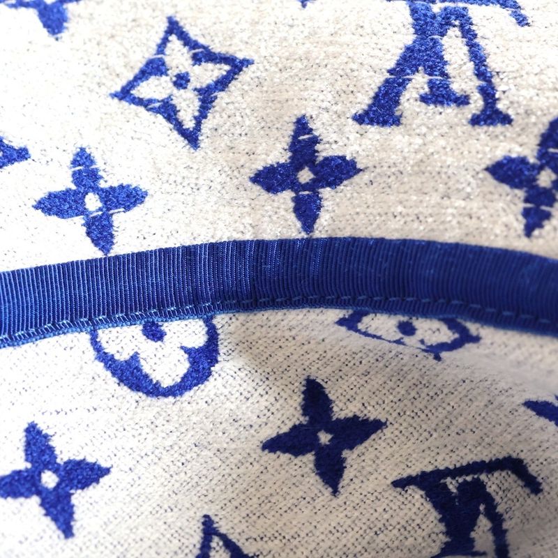 Louis Vuitton Monogram Chapeau LV Match Hat Bucket Hat Blue And White M77761