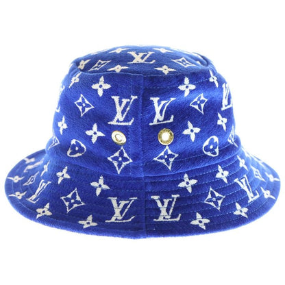 Louis Vuitton Monogram Chapeau LV Match Hat Bucket Hat Blue And White M77761
