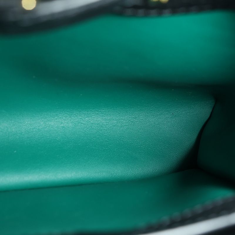 Louis Vuitton Taurillon Leather Capucines BB LV Green Bijoux Logo 2WAY Bag