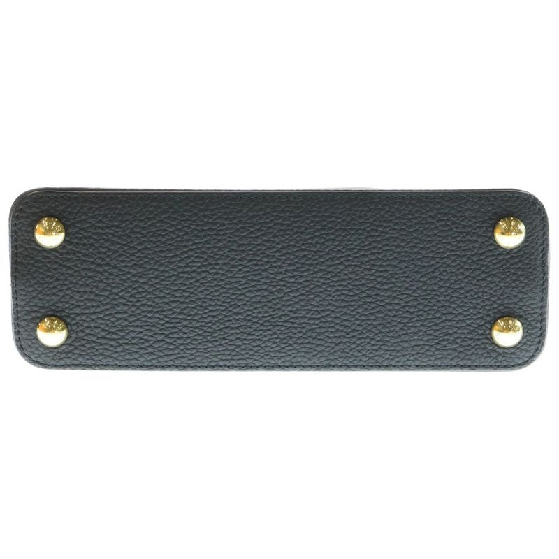 Louis Vuitton Taurillon Leather Capucines BB LV Green Bijoux Logo 2WAY Bag