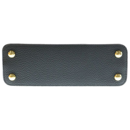 Louis Vuitton Taurillon Leather Capucines BB LV Green Bijoux Logo 2WAY Bag