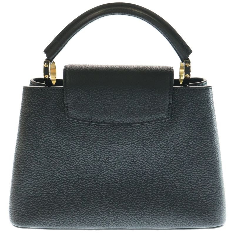 Louis Vuitton Taurillon Leather Capucines BB LV Green Bijoux Logo 2WAY Bag