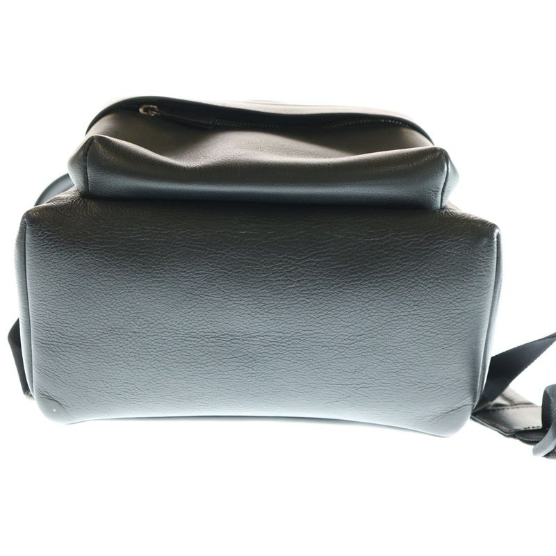 Balenciaga Everyday Backpack Sac Black Leather 552379 Silver Hardware