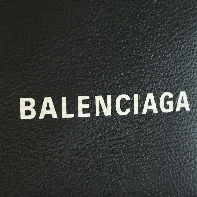 Balenciaga Everyday Backpack Sac Black Leather 552379 Silver Hardware