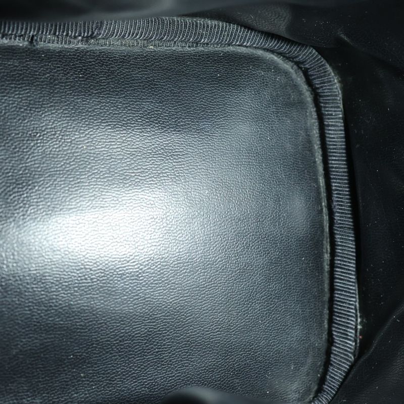 Chanel Vanity Bag Handbag Makeup Pouch Storage Black Caviar Skin Gold Hardware