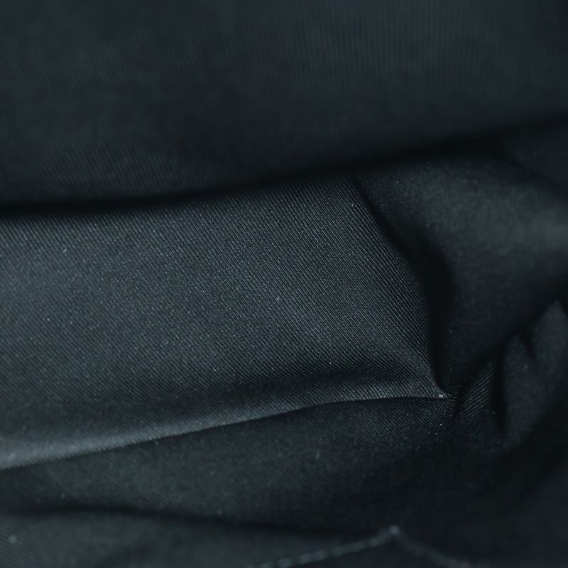 Louis Vuitton Monogram Odeon PM Shoulder Bag Black X Brown Leather X PVC M45353