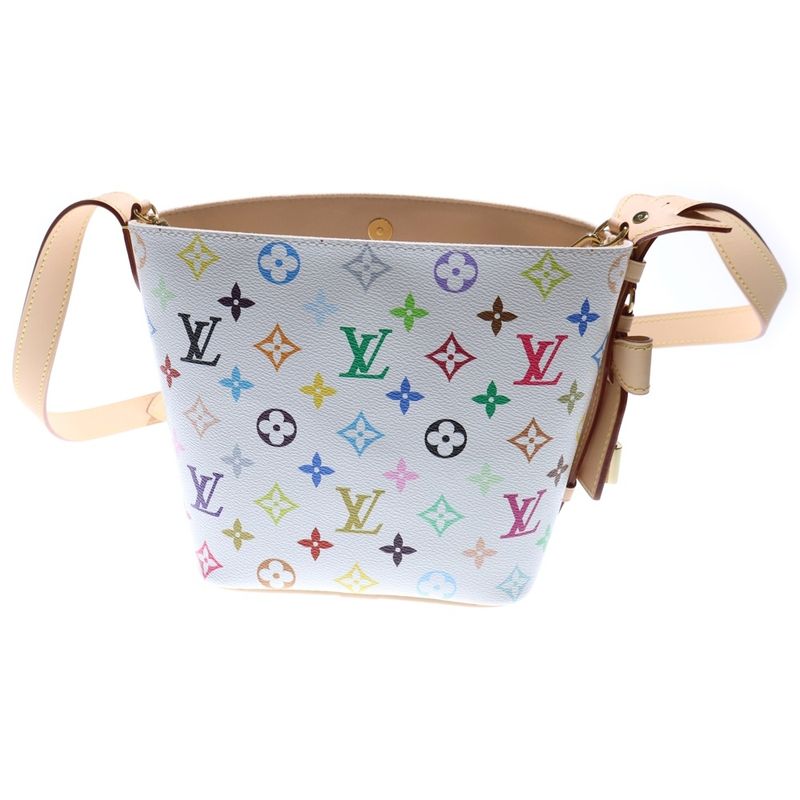 Louis Vuitton Lv×tm All In BB Shoulder Bag White Monogram Multicolor M13089 IC