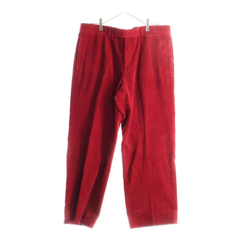 Hermes Corduroy Pants Red