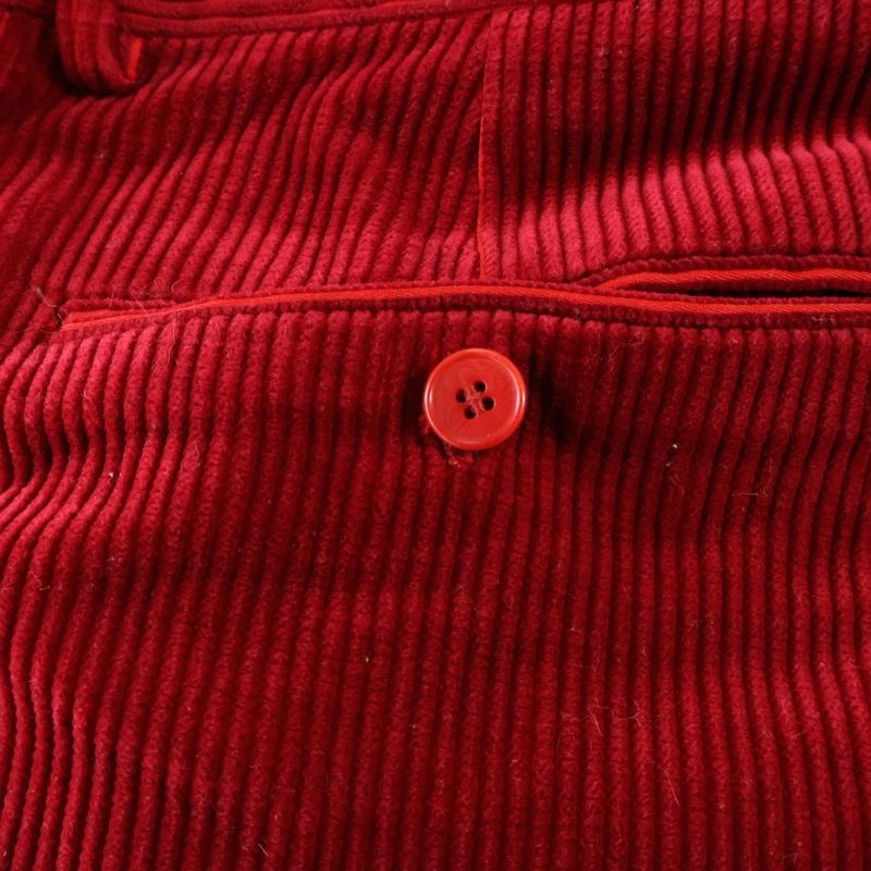 Hermes Corduroy Pants Red
