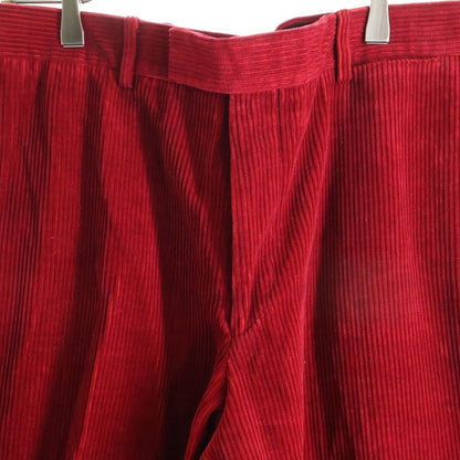 Hermes Corduroy Pants Red