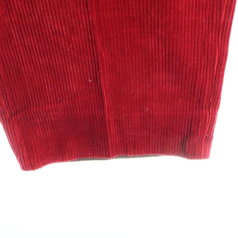 Hermes Corduroy Pants Red