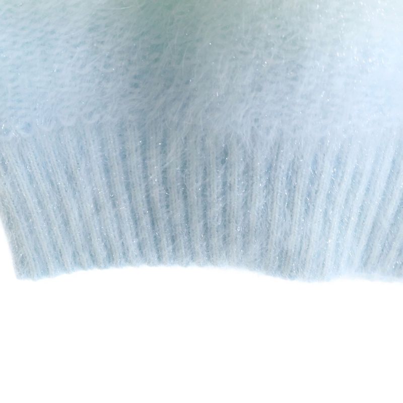 Chanel Knit One Peace Crew Neck Knit Sweater Knit Dress White Women P39908k02861