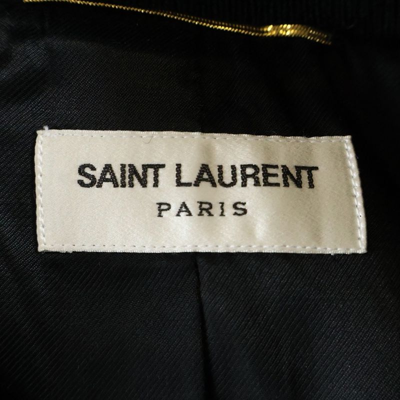Saint Laurent Paris Wool Teddy Jaket Black 376283 Yyd80
